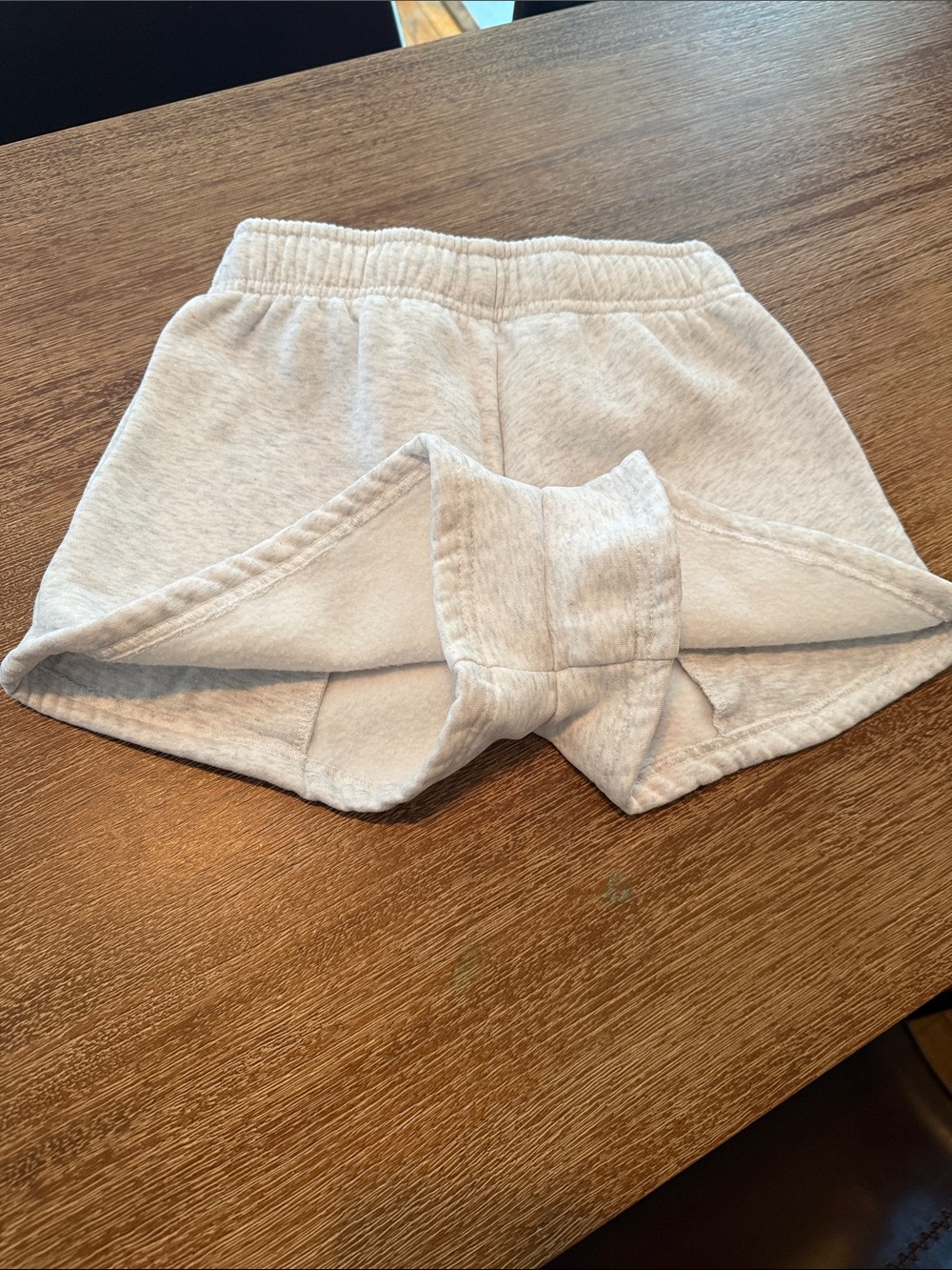 White fox. Gray Athletic Shorts with Blue Logo - Picture 5 of 7